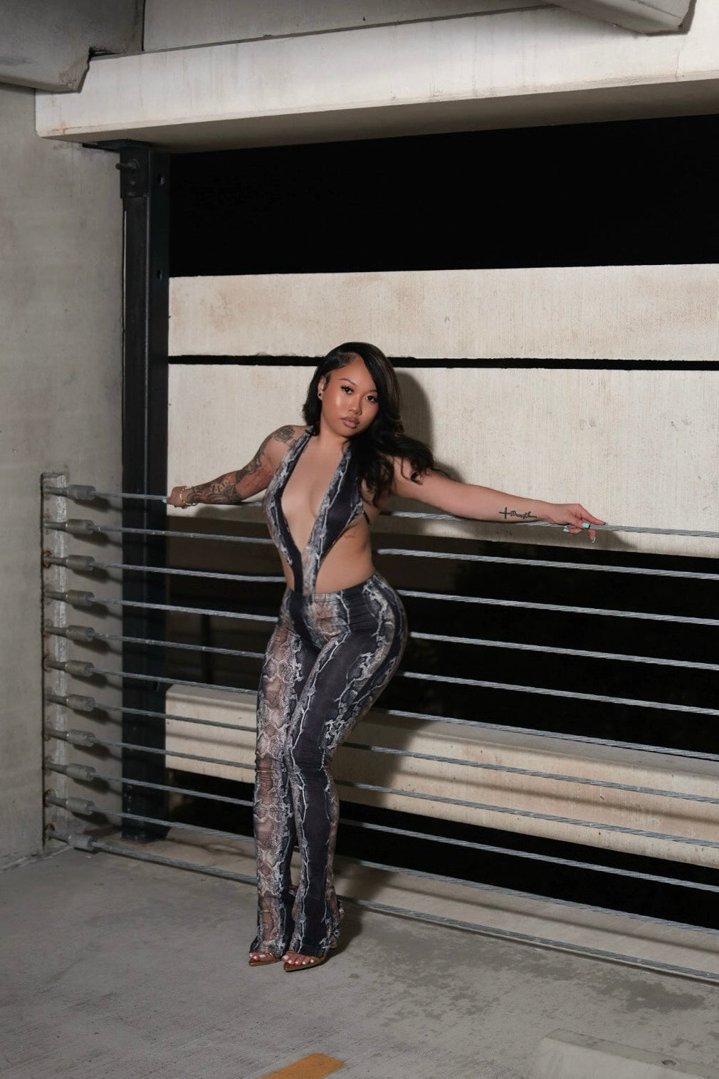 sexy snake jumpsuit