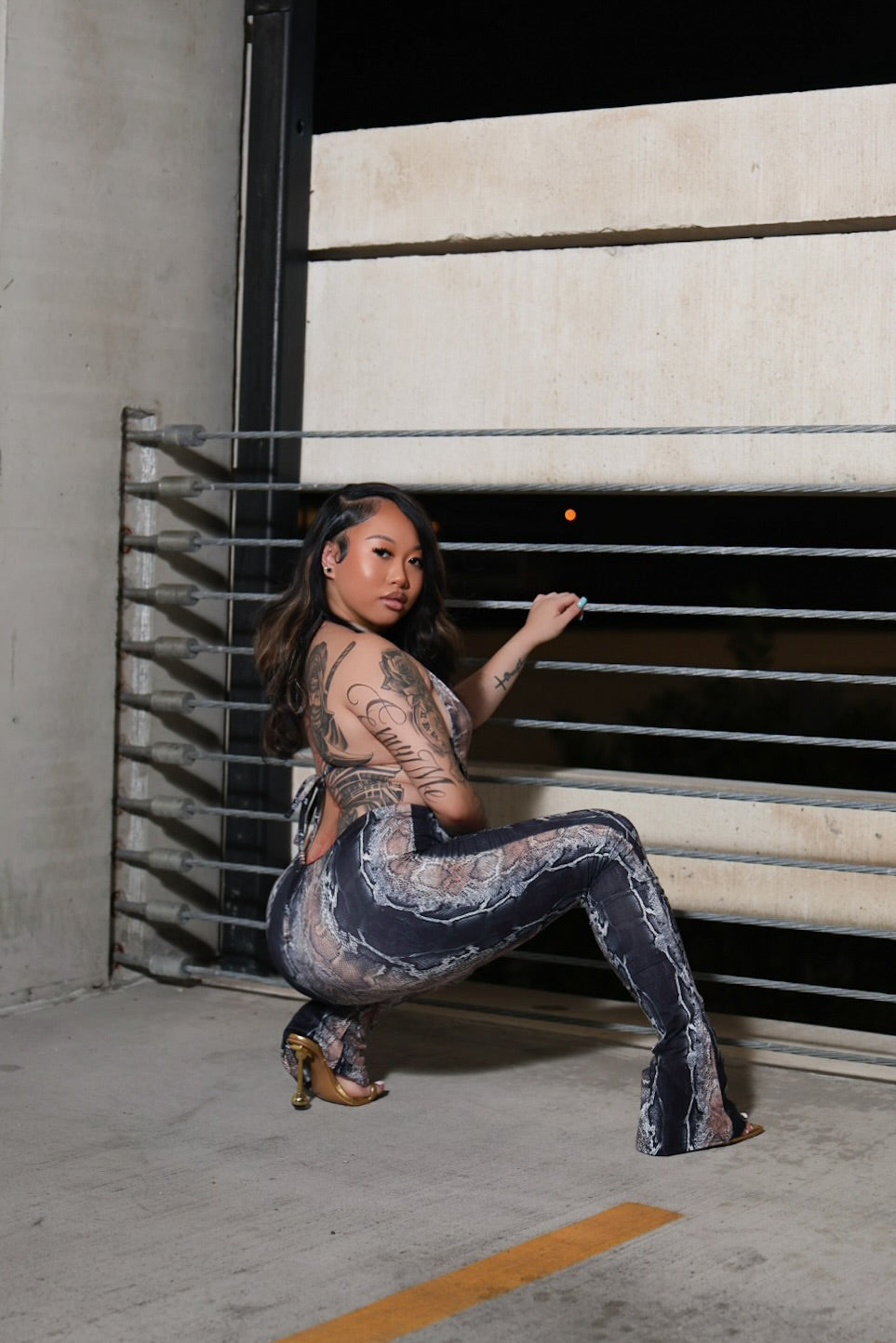 sexy snake jumpsuit